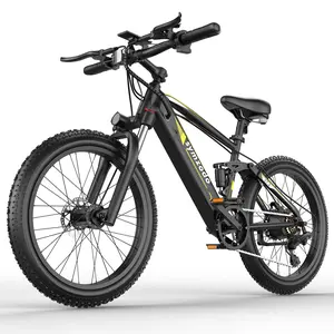 1500W Peak Electric Bike for Adults, Dual-Motor-Ebike 29-31MPH-Hunting-Ebike, Symzodo Adults E-Bike, 27.5" Fat-Tire-Electric-Bicycle, 48V/17.5AH Long Range Dirtbike for Off-Road Sand