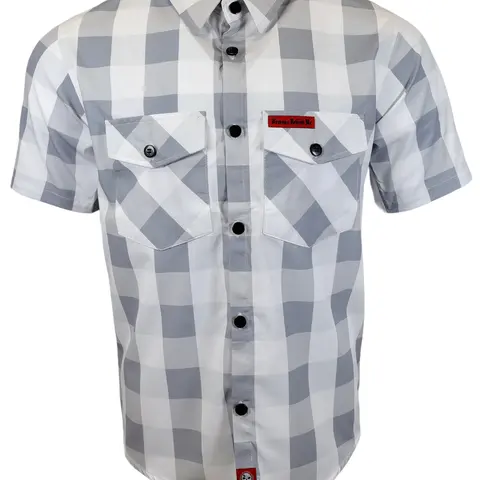 The "Great White" Light-Weight 4-Way Stretch Button Up