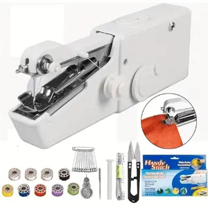 Mini Sewing Machine With Accessory Kit, Lightweight And Easy Operated Cordless Handheld Sewing Machines For Beginners
