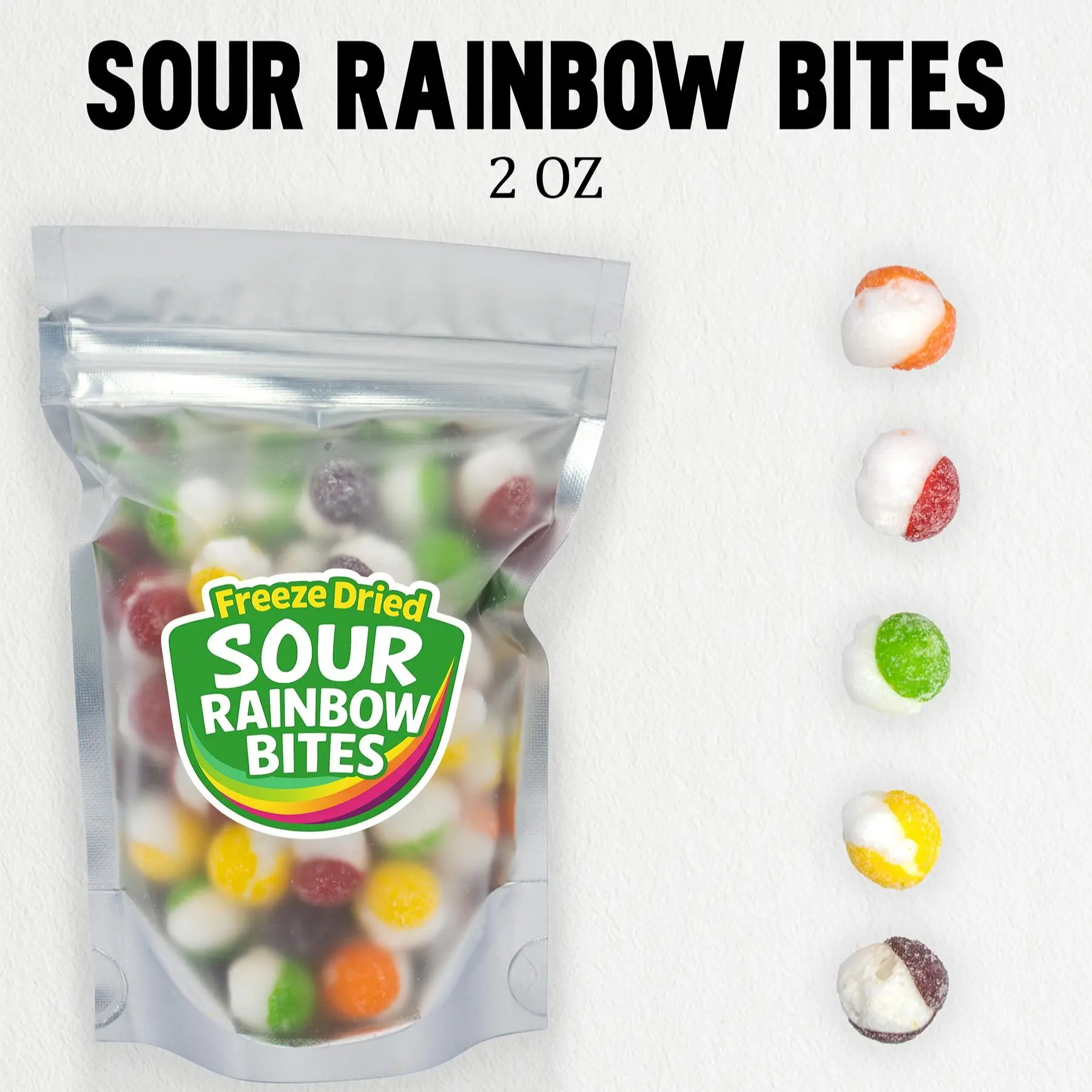 Sour Rainbow Bites