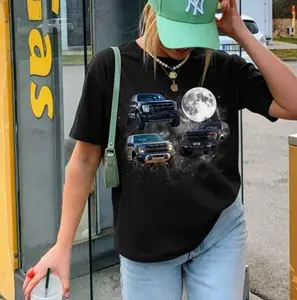 Vintage Retro Truck F-150 Raptor R Moon T-shirt, Unisex Graphic Tee, Truck Lovers Shirt, Oversized Y2k Top, Funny T-shirt
