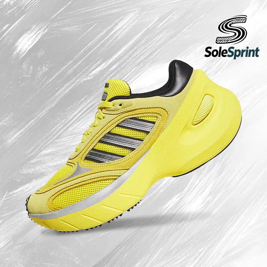 adidas Adizero GoukanaYellow– Men's Lifestyle Sneakers – shoes for man  - Running Shoes, Lightweight Shock-Absorbing Comfort, Breathable Everyday Fit, Gym Training to Street Casual Wear - back to school - JP7177