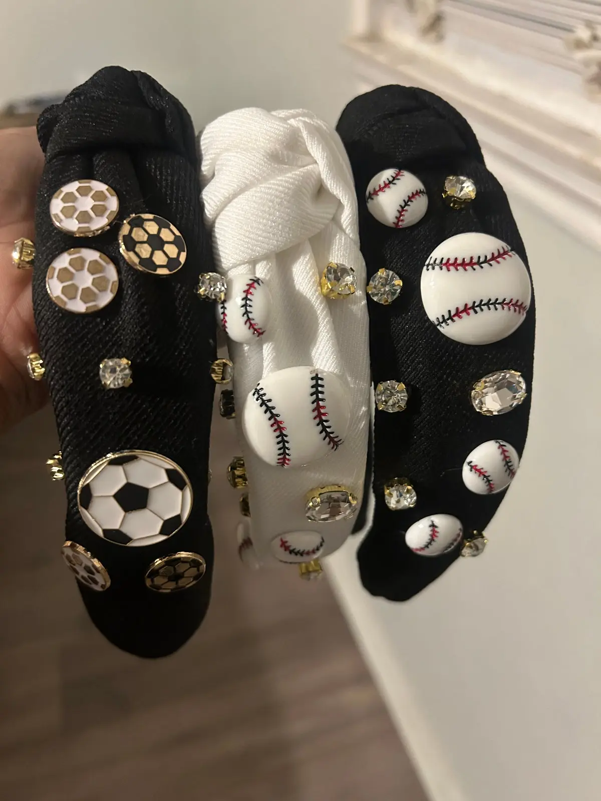 Soccer, Baseball,  Football & Rhinestone Headband