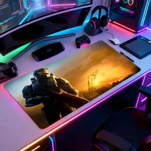H-Halo Infinite Mouse Pad Mousepad Large Gaming LockEdge Thickened Computer Keyboard Table Desk Mat