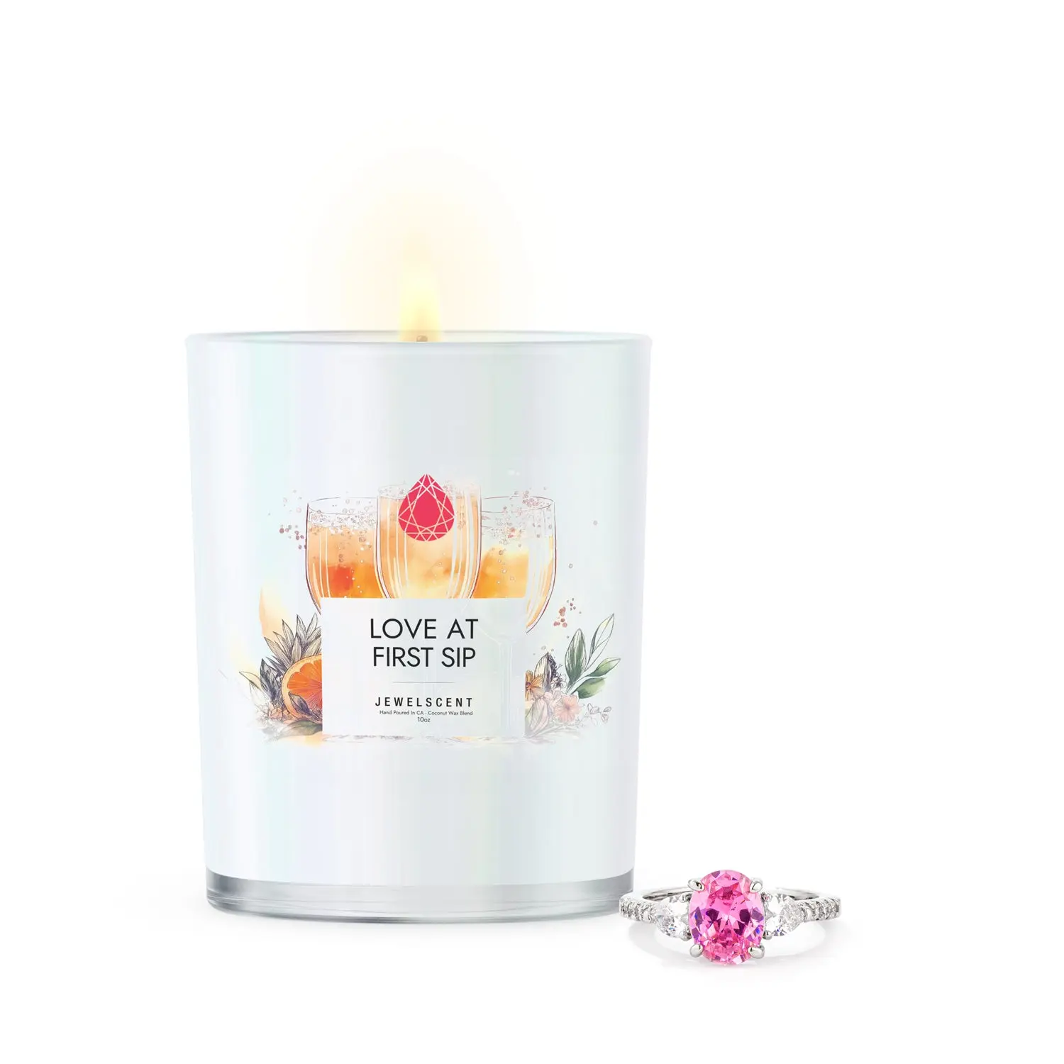 Love At First Sip 10oz Mystery Jewelry Candle