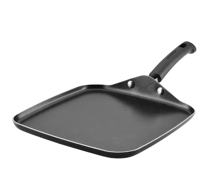 Durable 11" Nonstick Square Grill Pan – Heavy Duty Oven-Safe Griddle for Kitchen & Stove