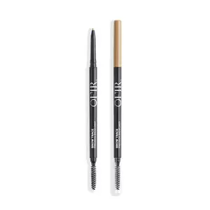 OFIR Brow Trace Precision Browliner | Waterproof, Ultra-Fine Tip Black Eyebrow Pencil | Smudge-Proof, Cruelty Free, Matte Finish | Long-Wear Brow Tool with Spoolie