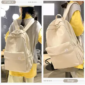 new big kids/women backpacks beige