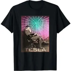 Nikola Tesla's AC Electricity Inspiring Science T-Shirts T-Shirt