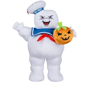 Gemmy Ghostbusters STAY PUFT Halloween Greeter Prop 20.5” BNWT