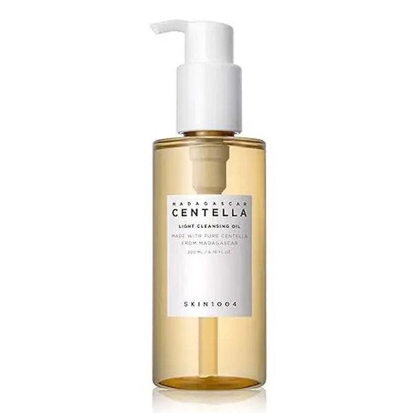 SKIN1004 Madagascar Centella Light Cleansing Oil 6.76 fl.oz, 200ml | Gentle Oil Cleanser for Face, Korean Facial Cleanser, Double Cleansing