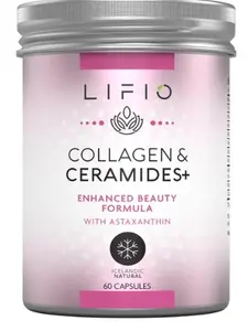 Lifio Collagen & Ceramides+ Enhanced Beauty Formula Edible Healthcare Supplement Dietary Collagen Nail Vitamin Natural Hair
