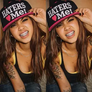 2000s Haters Love Me SnapBack Hat | Mid 2000s | Emo Scene Trashyy2k Accessories | Y2K