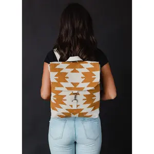 Cream & Camel Western Backpack