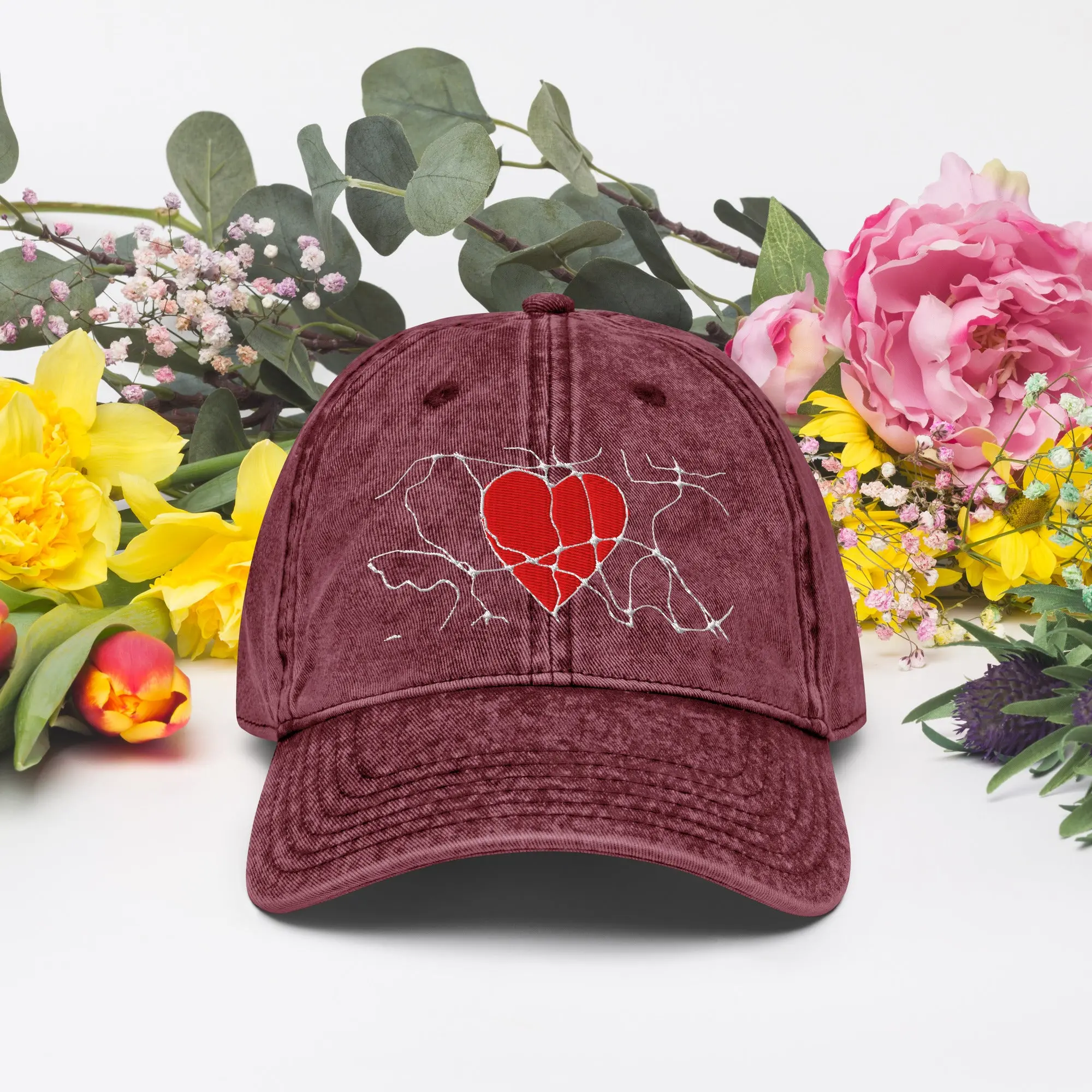 Vintage Threaded Path Embroidered