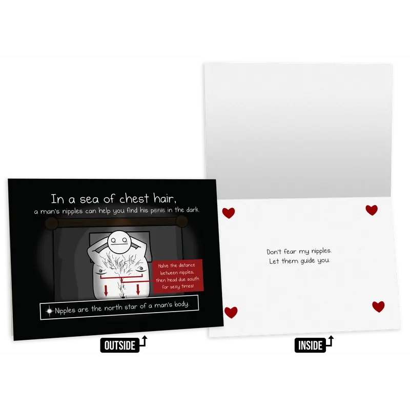 Nipples - NSFW Love & Friendship Greeting Card