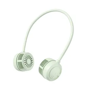 Portable Neck Fan, USB Rechargeable Personal Wearable Fan, 3 Speed Settings, 1000mah Battery, 360° Rotation, Outdoor Office Kitchen Use, USB Cooling Fan, Rechargeable Rotating Fan