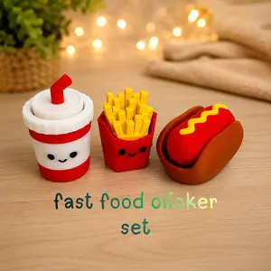Fast food clicker set | 3d printed clickers | satisfying click