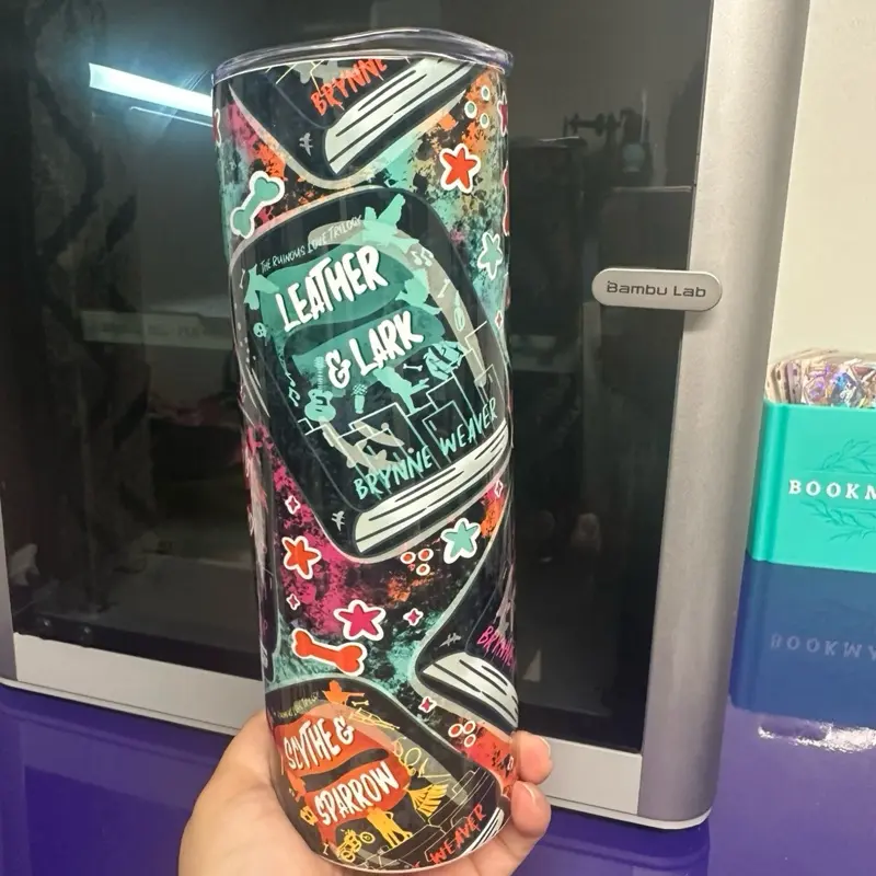 20oz butcher and blackbird themed tumbler 20oz butcher and blackbird themed tumbler