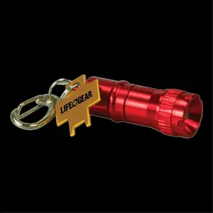 Life Gear  Lumens LED Mini Aluminum Keychain Flashlight Assorted Colors