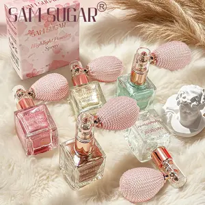 High-shine powder spray for highlighting and contouring the body-Sparkle Glitter Shimmer Highlighter Makeup Powder For Body, Hair, Face, Lips - Lightweight - Long Lasting or Women Party or Daily Wear