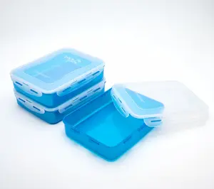 LocknLock Set of 3 Colored Body Rectangle Containers
