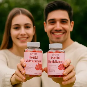 BPEYH Inositol Multivitamin Peach PerfectMyo-Inositol D-Chiro Inositol Omega 3 Fitness Healthcare 60 Gummies 30 Servings for TikTok shop  Dietary Supplement