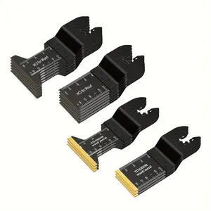 81pieces Multi Tool Blades, High-Carbon Steel Swing Saw Blade, Oscillating Tool Kit, Blade for Cutting Wood And Plastic. Professional Universal Quick Release Oscillating Saw Blades, Multi-Tool Compatible with