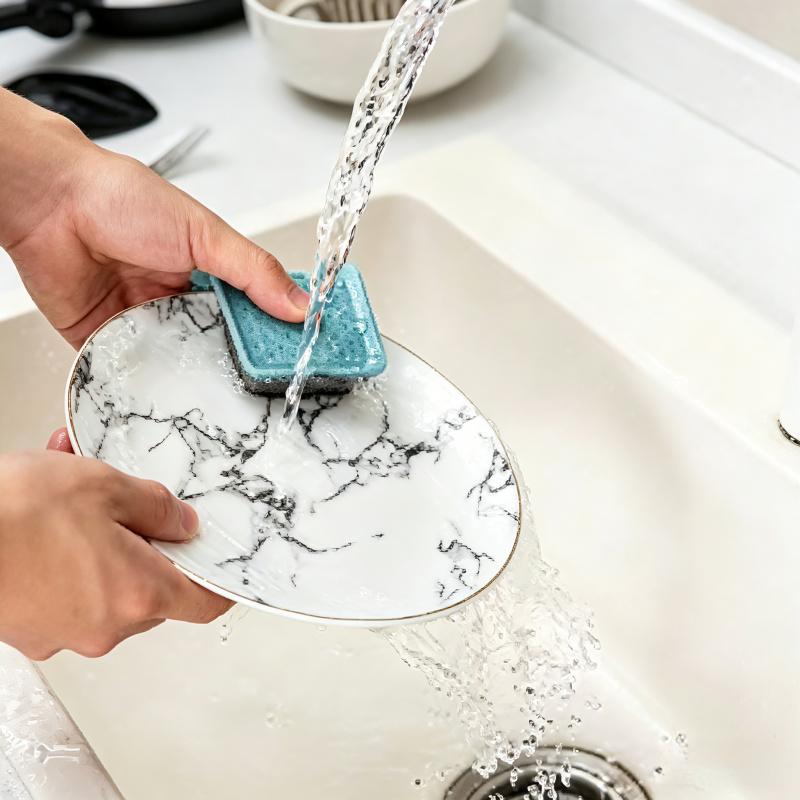 Multifunctional Foldable Kitchen Cleaning Brush | U-shaped Double-sided Knife Dish Cleaner | Safe Anti-cut Cutlery Chopsticks Pot Brush | For Home Family Daily Use | Kitchen Dishwashing Cleaning Gadget