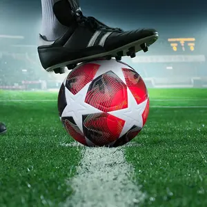 Wear-resistant and Anti-slip PU Material, Official Size 5 Seamless Fit Soccer Ball, an Ideal Choice for Youth and Adult Training, Matches, and Soccer Enthusiasts, Anti-slip Indoor/outdoor Heat-bonded Soccer Ball