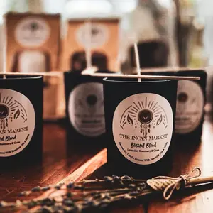 Blissful Blend Natural Soy Candle Infused With Herbs & Essential Oils