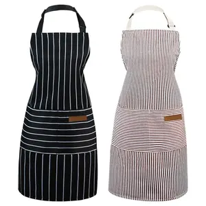 2 Pack Apron - Unisex, Adjustable Bib Kitchen Apron, Cooking Apron, Aprons for Women Men with Pockets, Chef Aprons（gift）