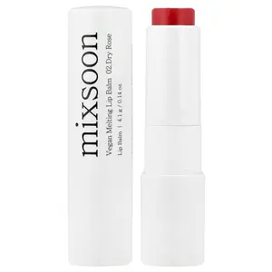 Mixsoon Vegan Melting Lip Balm, 02 Dry Rose, 0.14 oz (4.1 g)