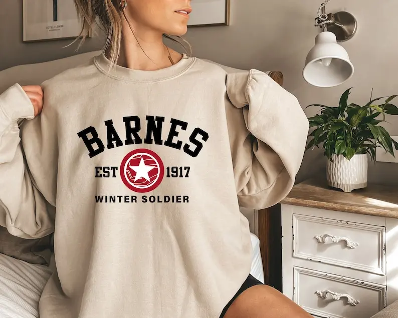 Barnes Sweatshirt, Barnes 1917 Sweatshirt, Bucky Barnes, Winter soldier Sweatshirt