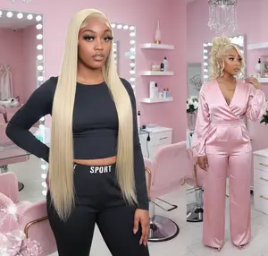 Alielaine Brand 22in 360 Virgin Brazilian Lace Front Wig 12A Grade Human Hair Super Soft Natural Look Minimal Shedding No Tangles