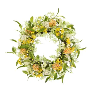 Northlight Berry and Thistle Floral Spring Wreath - 26"
