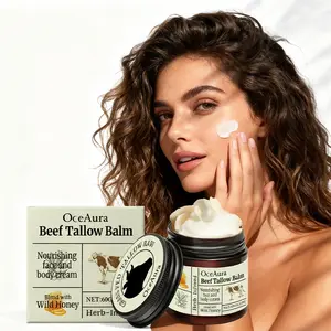 Oceaura Nourishing Butter Honey Moisturizer, Deep Hydration Cream for Dry Skin, Gentle Nourishing Face Cream for All Skin Types