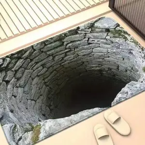 Vintage Pit Mat - Super Absorbent Quick Drying, Non-Slip Base, Machine Washable for Interior Corridors and Porches