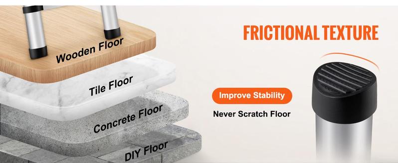 VEVOR Telescoping Ladder, TikTokShopBlackFriday, Aluminum One-button Retraction Collapsible Extension Ladder, Capacity with Non-slip Feet, Portable Multi-purpose Compact Ladder for Home, RV, Loft, ANSI Liste VEVOR Telescoping Ladder, TikTokShopBlackFriday, Aluminum One-button Retraction Collapsible Extension Ladder, Capacity with Non-slip Feet, Portable Multi-purpose Compact Ladder for Home, RV, Loft, ANSI Liste