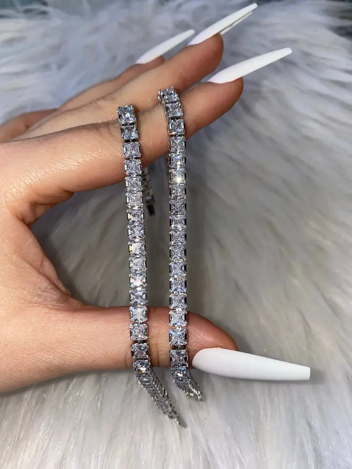 Princess Cut Tennis Bracelet