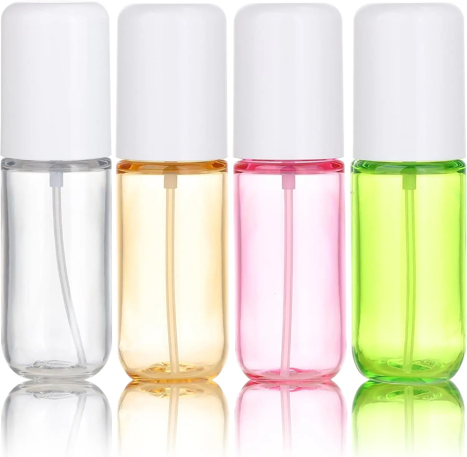 Small Spray Bottles 4 Pack1.35oz Fine Mist TSA Travel Size Toiletries Spray | 40ml Empty Mini Spray Bottles Refillable Plastic Travel Bottle Set for Hair, Face Toner, Plants, Cleaning