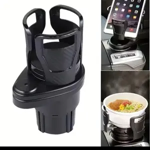 Car Cup Holder Expander - Large Cup Holder Adapter Compatible with Yeti, Hydro Flask, Nalgene, Stanley, Owala, Bottles 2.8”-4.13”, 1 Pack