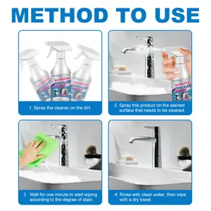Bathroom Cleaner, Shower Room Bathtub Cleaner, Scale Remover, Washbasin Cleaner, Household Cleaner