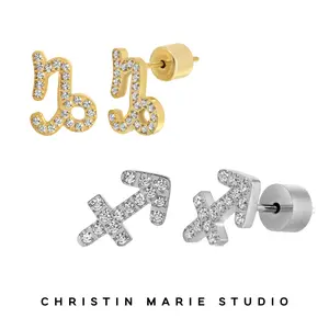 Zodiac Earrings (Unisex)