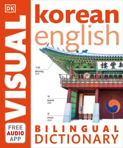 USED Book - Korean-English Bilingual Visual Dictionary by DK (Paperback) - english