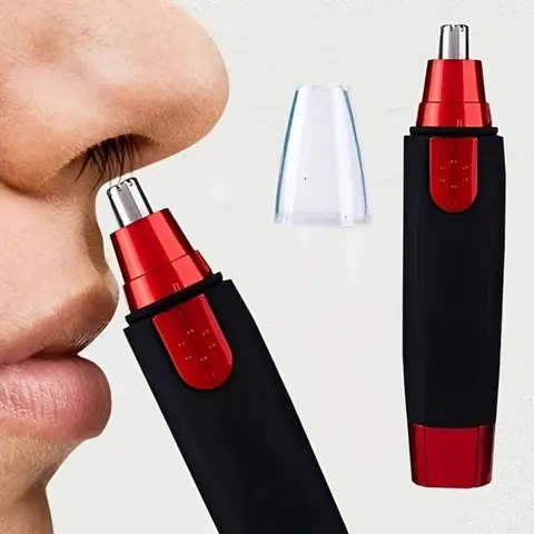 Painless Nose & Ear Hair Trimmer, 1 Count Professional Nose & Ear Hair Shaver, Gentle and Safe Trimmer for Travel, Ideal Gift for Both Men and Women