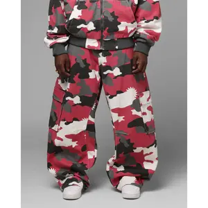 Loiter X WWE Dudley Boyz Cargo Pants Red Camo