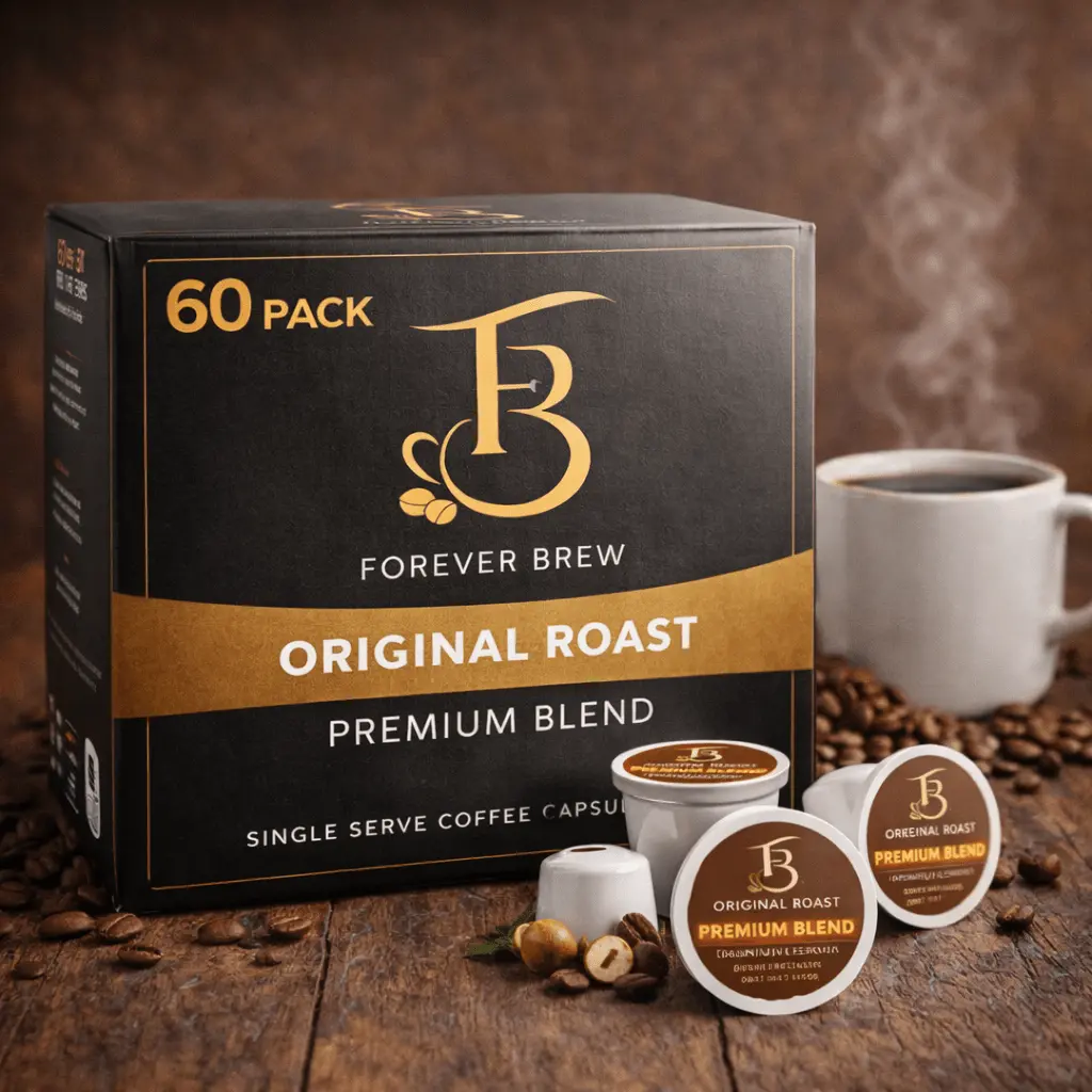 60 Pack Single Serve Coffee Capsules – Original Roast Premium Blend