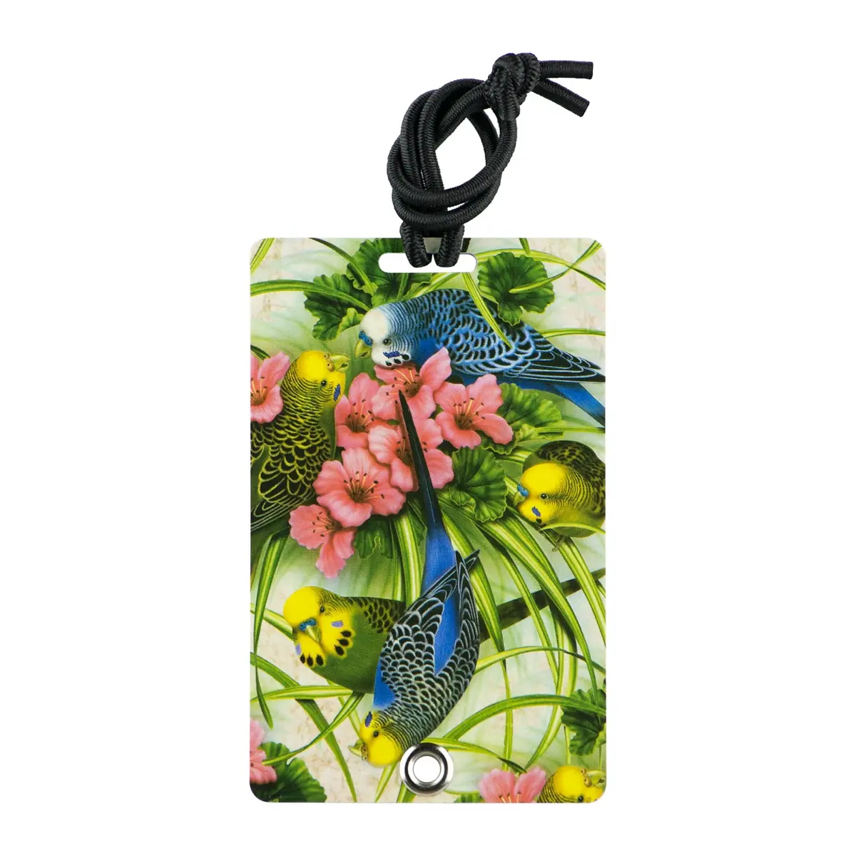212 MAIN PVC Luggage Tag 2033 - Stylish, Secure Bag Accessory with Elastic Bungee, Hidden Info Slot, Rivet Fastener, Secure Closure for Backpacks, Pet Carriers