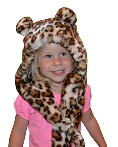 212 MAIN Funny Hats for Small Dogs and Cats - Brown Leopard Print, Standout Design